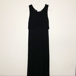 Latched Mama Sleeveless Maxi Nursing Dress Small